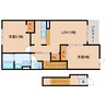 東海道本線/静岡駅 バス:37分:停歩6分 2階 築19年 2LDKの間取り
