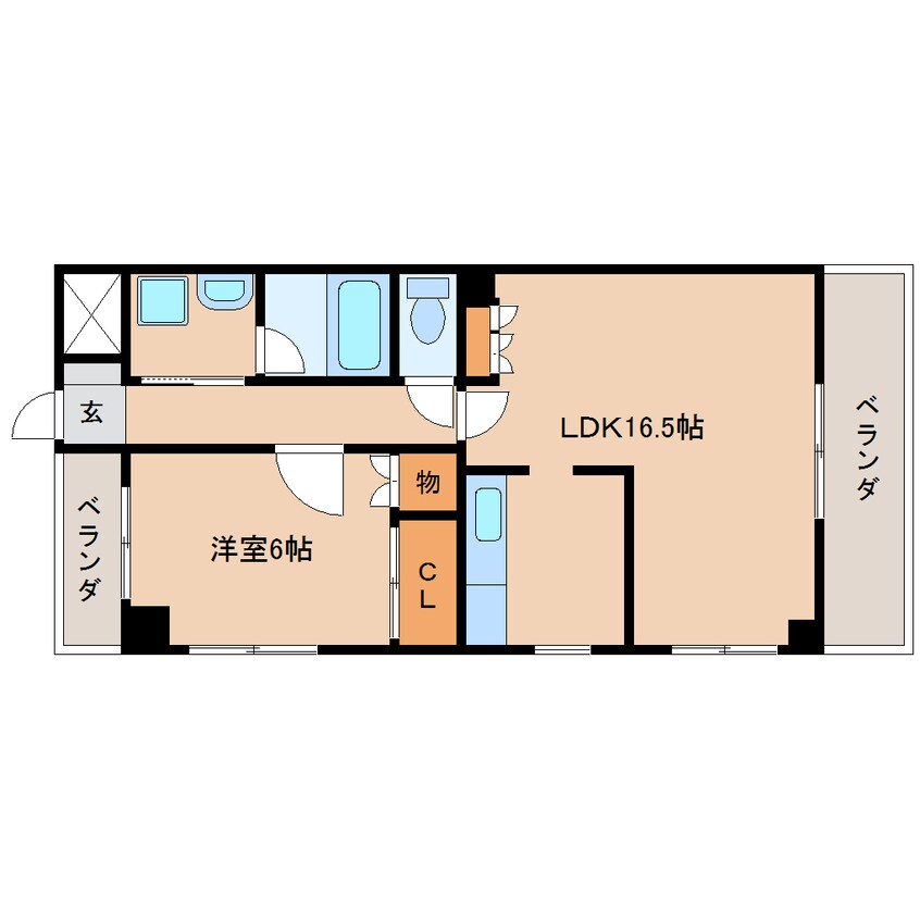 間取図 東海道本線/静岡駅 バス15分松富団地入口下車:停歩2分 3階 築22年