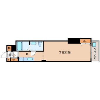 間取図 東海道本線/静岡駅 徒歩28分 2階 築35年