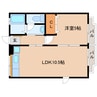 東海道本線/静岡駅 バス:19分:停歩1分 1階 築28年 1LDKの間取り