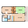 東海道本線/静岡駅 バス:19分:停歩2分 1階 築28年 2LDKの間取り