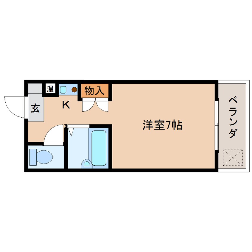 間取図 東海道本線/静岡駅 徒歩10分 5階 築35年