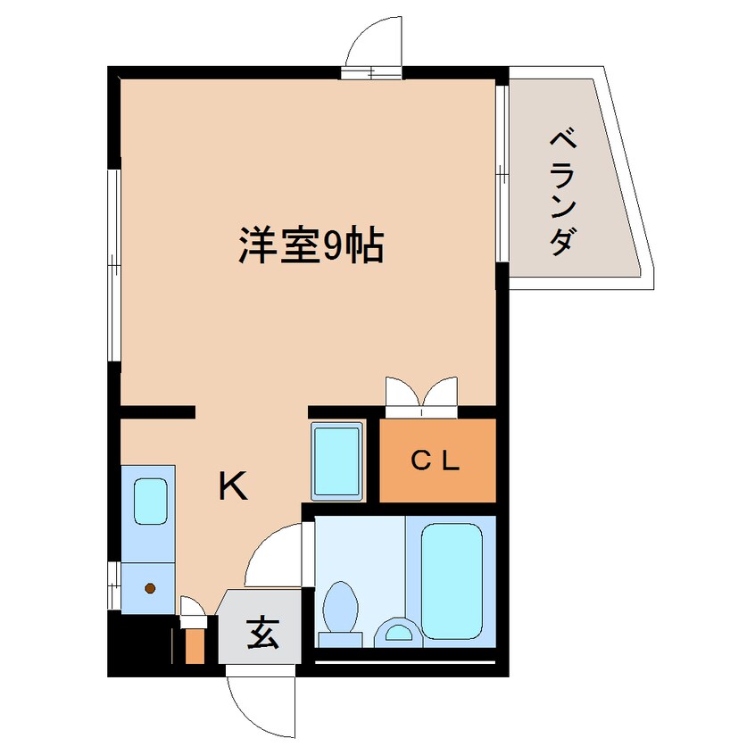 間取図 東海道本線/静岡駅 バス18分安東二丁目下車:停歩2分 3階 築36年