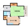 東海道本線/静岡駅 徒歩21分 2階 築41年 1DKの間取り