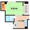 東海道本線/静岡駅 徒歩21分 3階 築41年 1DKの間取り