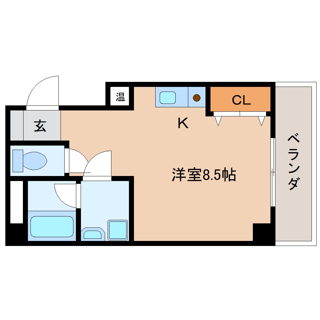 間取り図 静岡鉄道静岡清水線/新静岡駅 徒歩6分 2階 築20年