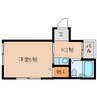 静岡鉄道静岡清水線/新静岡駅 徒歩4分 2階 築44年 1Kの間取り