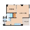 東海道本線/静岡駅 徒歩15分 3階 築52年 1LDKの間取り