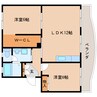 静岡鉄道静岡清水線/古庄駅 徒歩11分 3階 築39年 2LDKの間取り
