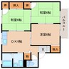 東海道本線/静岡駅 バス:21分:停歩4分 1階 築32年 3DKの間取り