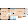 東海道本線/安倍川駅 徒歩21分 1階 築17年 2LDKの間取り