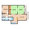 東海道本線/静岡駅 バス:17分:停歩4分 2階 築39年 3LDKの間取り
