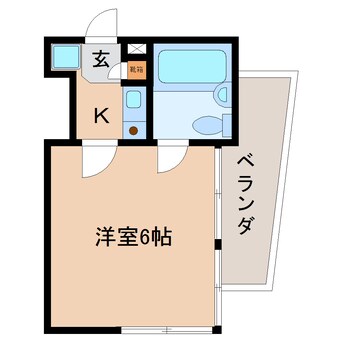 間取図 東海道本線/静岡駅 バス15分一番町下車:停歩3分 4階 築34年