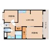 東海道本線/静岡駅 徒歩25分 3階 築39年 2LDKの間取り