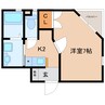東海道本線/静岡駅 バス:14分:停歩1分 2階 築20年 1Kの間取り