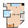 東海道本線/静岡駅 バス:16分:停歩4分 3階 築51年 1Rの間取り