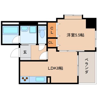 間取図 東海道本線/東静岡駅 徒歩7分 7階 築14年