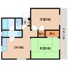 静岡鉄道静岡清水線/古庄駅 徒歩10分 2階 築32年 2DKの間取り