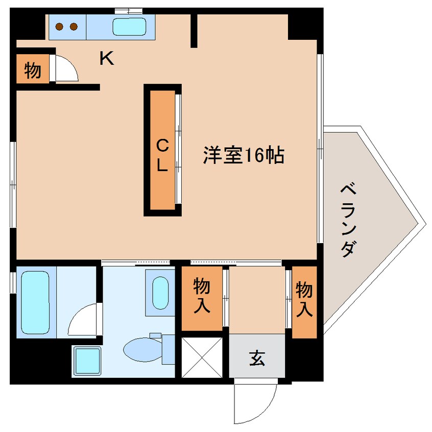 間取図 静岡鉄道静岡清水線/日吉町駅 徒歩6分 3階 築15年