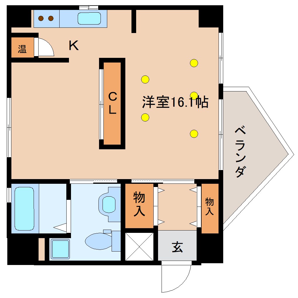 間取り図 静岡鉄道静岡清水線/日吉町駅 徒歩6分 8階 築17年
