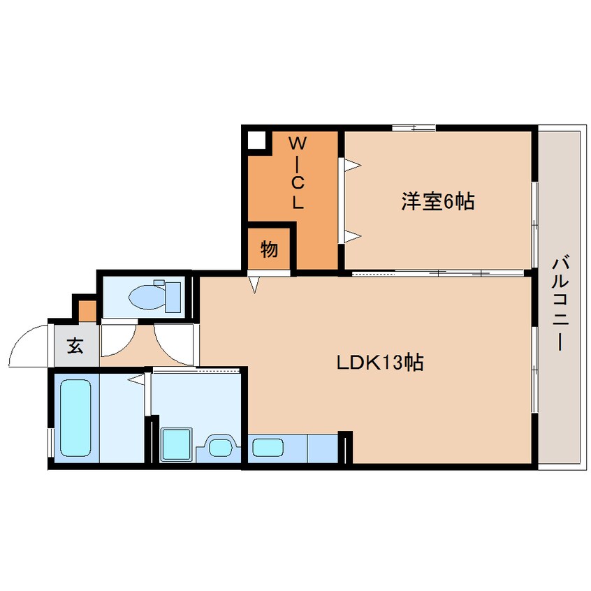 間取図 静岡鉄道静岡清水線/春日町駅 徒歩4分 2階 築15年