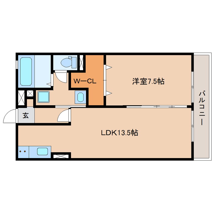 間取図 静岡鉄道静岡清水線/春日町駅 徒歩4分 2階 築16年