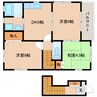 東海道本線/静岡駅 バス:23分:停歩8分 2階 築16年 3DKの間取り