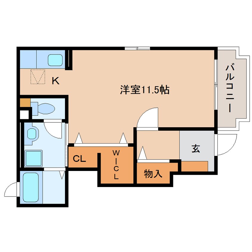 間取図 東海道本線/静岡駅 バス8分三松下車:停歩8分 1階 築16年