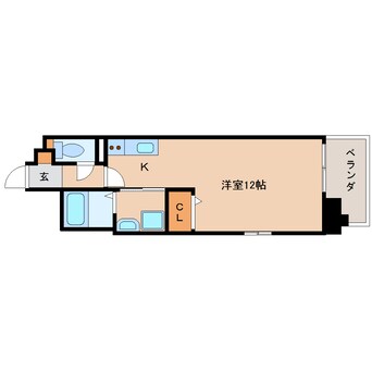 間取図 東海道本線/静岡駅 徒歩15分 6階 築14年