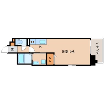 間取図 東海道本線/静岡駅 徒歩15分 7階 築14年