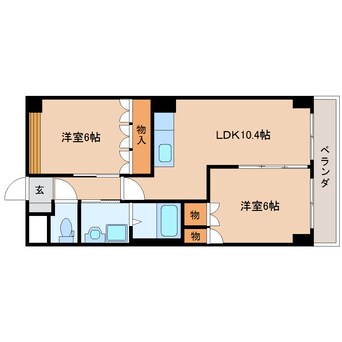 間取図 東海道本線/静岡駅 バス30分郷堂下車:停歩3分 1階 築14年