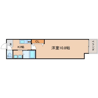 間取図 静岡鉄道静岡清水線/新静岡駅 徒歩1分 5階 築15年