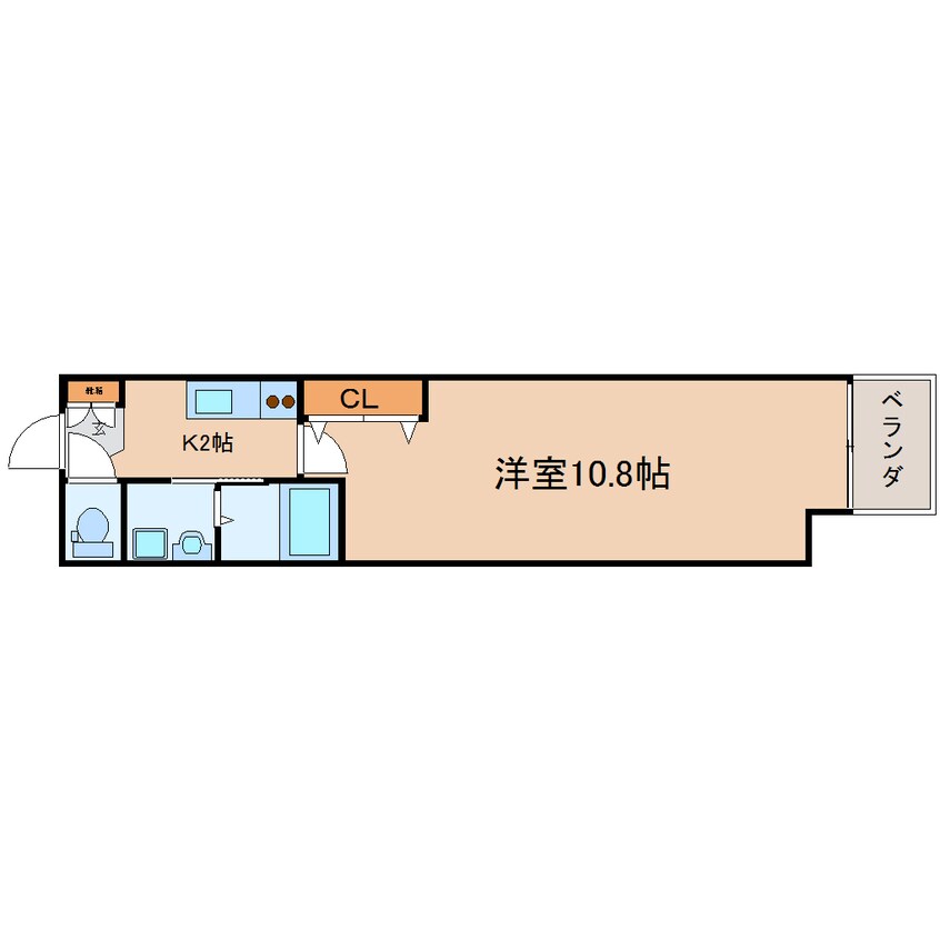 間取図 静岡鉄道静岡清水線/新静岡駅 徒歩1分 4階 築14年