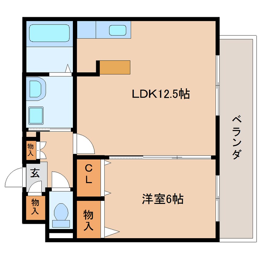 間取図 東海道本線/静岡駅 バス22分大岩北下車:停歩6分 3階 築14年