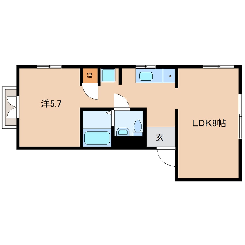 間取図 静岡鉄道静岡清水線/音羽町駅 徒歩3分 3階 築22年