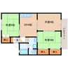 東海道本線/静岡駅 バス:33分:停歩9分 2階 築35年 3DKの間取り