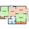 東海道本線/静岡駅 バス:19分:停歩3分 2階 築38年 3DKの間取り