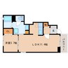 東海道新幹線（東海）/静岡駅 バス:22分:停歩2分 1階 築14年 1LDKの間取り
