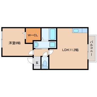 間取図 東海道本線/安倍川駅 徒歩16分 2階 築16年
