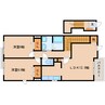 東海道本線/静岡駅 バス:25分:停歩7分 2階 築14年 2LDKの間取り