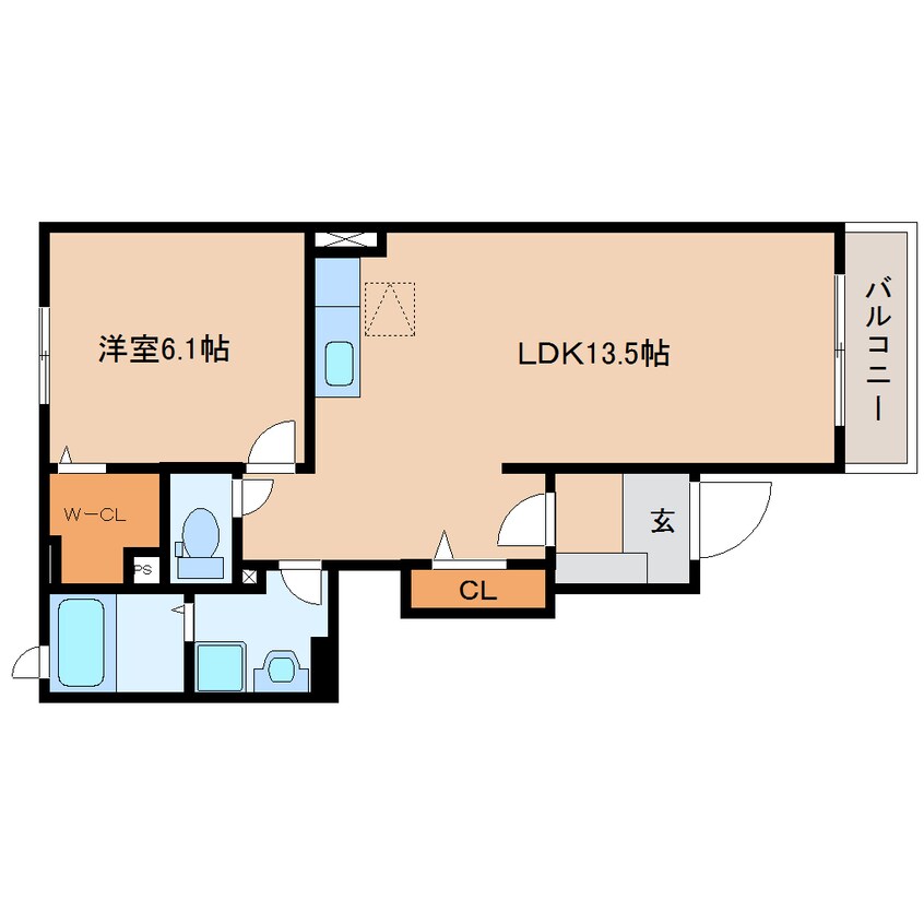 間取図 東海道本線/静岡駅 バス36分麻機不動山下車:停歩5分 1階 築13年