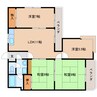 東海道本線/静岡駅 バス:18分:停歩4分 3階 築41年 4LDKの間取り