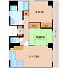 東海道本線/静岡駅 バス:19分:停歩3分 4階 築32年 2LDKの間取り