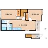 東海道本線/静岡駅 バス:35分:停歩4分 2階 築16年 2LDKの間取り