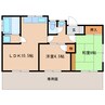 静岡鉄道静岡清水線/古庄駅 徒歩10分 1階 築45年 2LDKの間取り