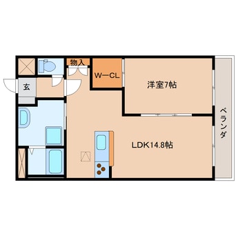間取図 静岡鉄道静岡清水線/古庄駅 徒歩6分 1階 築13年