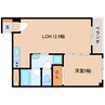 東海道本線/静岡駅 徒歩15分 4階 築12年 1LDKの間取り