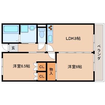 間取図 東海道本線/静岡駅 バス15分長谷通り下車:停歩1分 3階 築28年