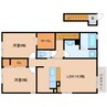 東海道本線/静岡駅 バス:17分:停歩2分 2階 築12年 2LDKの間取り