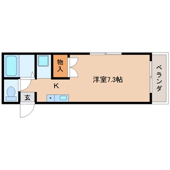 間取図 静岡鉄道静岡清水線/日吉町駅 徒歩5分 4階 築28年